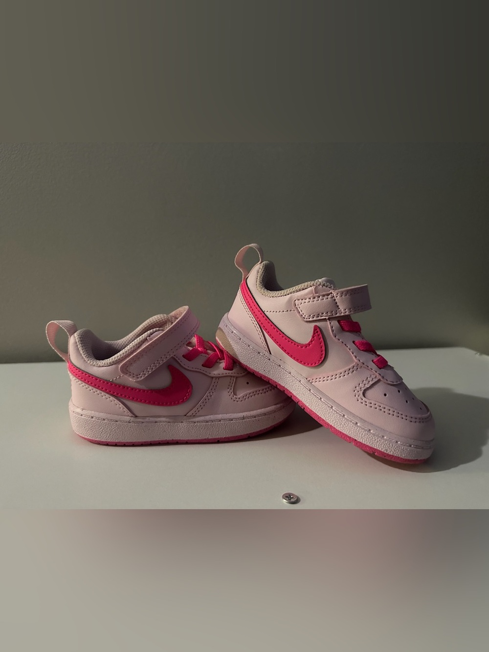 Nike Kids Pink & Hot Pink Low-Top Sneakers
